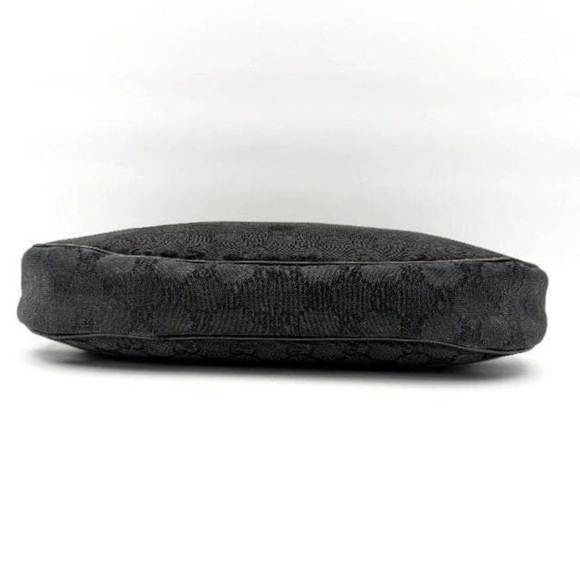 Gucci Dark Gray Monogram Shoulder Bag - Picture 4 of 16